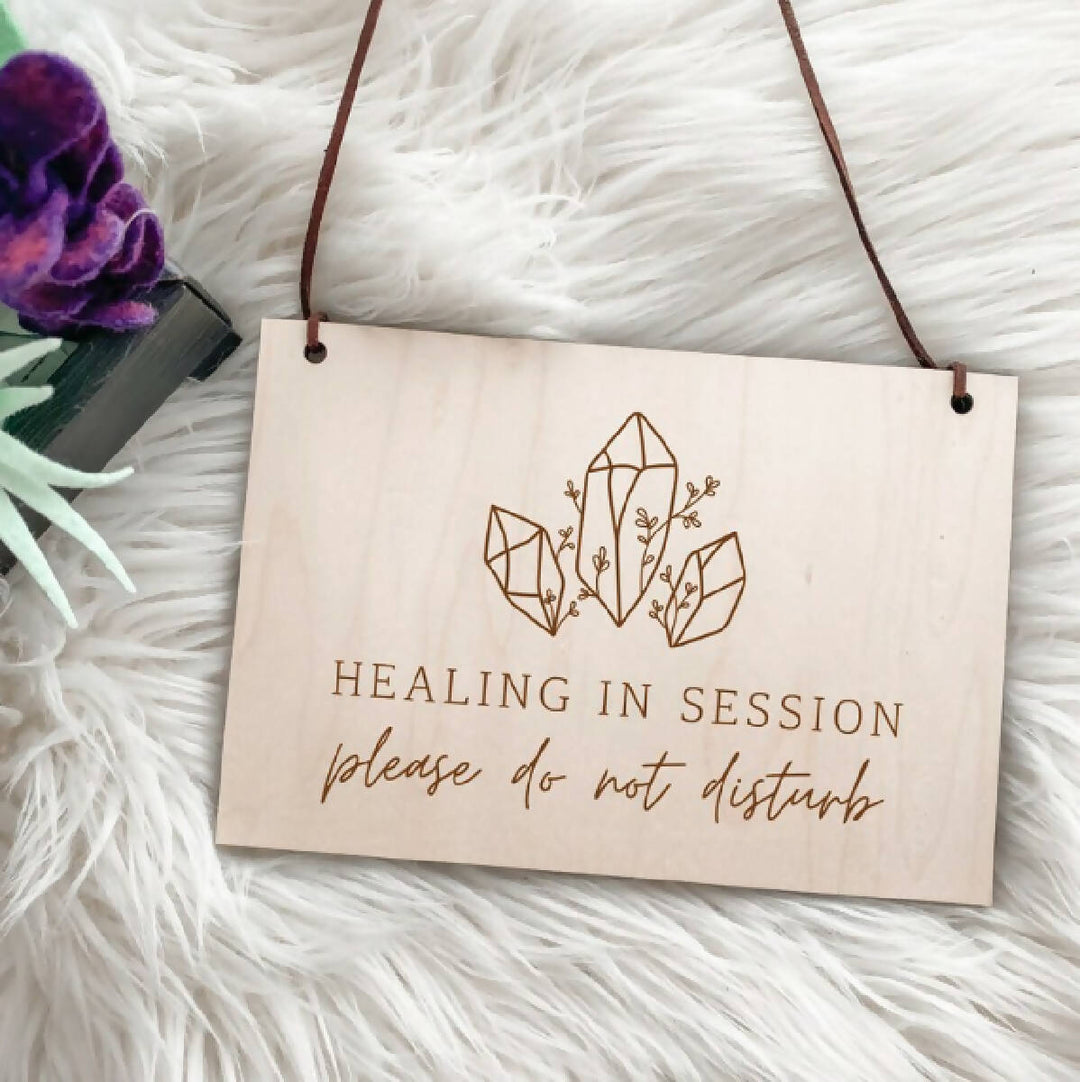 Healing in Session Sign